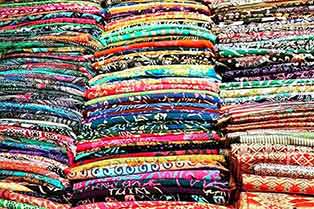 Textiles tissus par agent export en sourcing à Bali Indonesie.