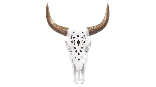Crâne animal décoration en vente à l'export pour grossistes par agent sourcing à Bali en Indonésie. 